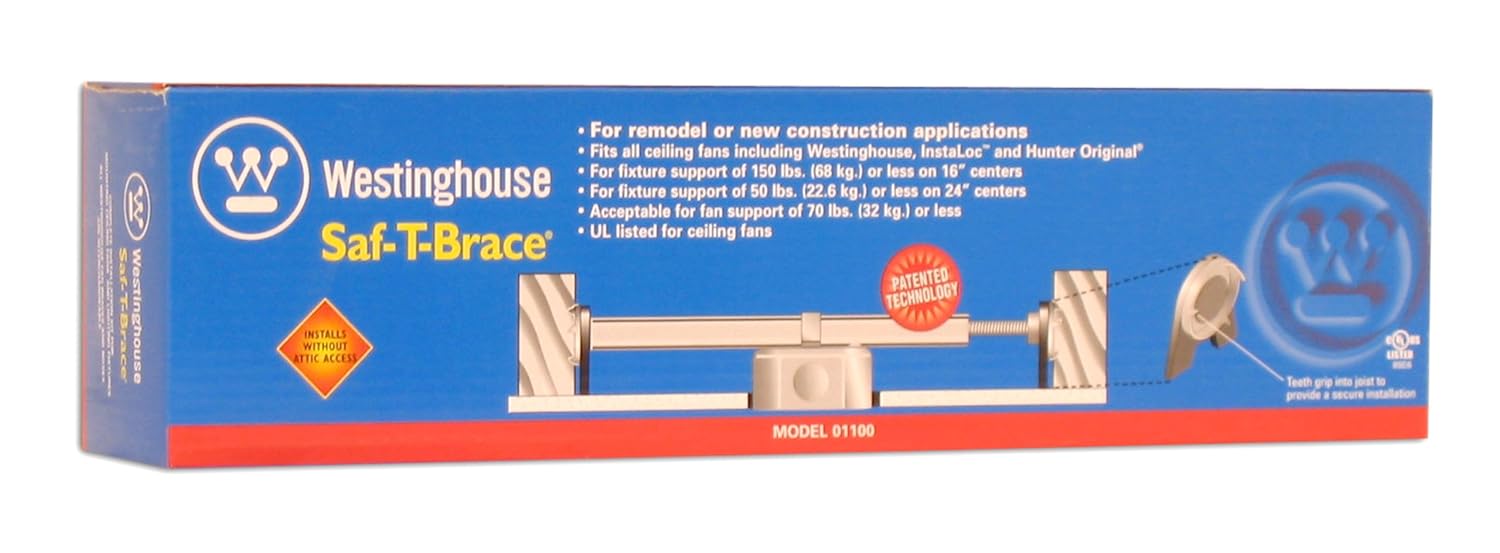 Westinghouse Lighting 0110000 Saf T Brace For Ceiling Fans 3
