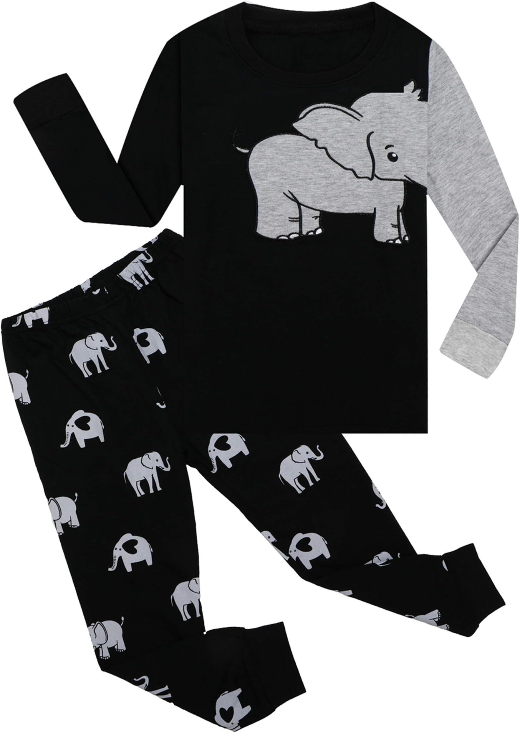 1-12 Years Boys Pajamas Children Clothes Dinosaur Set 100% Cotton Little Kids Pjs Sleepwear