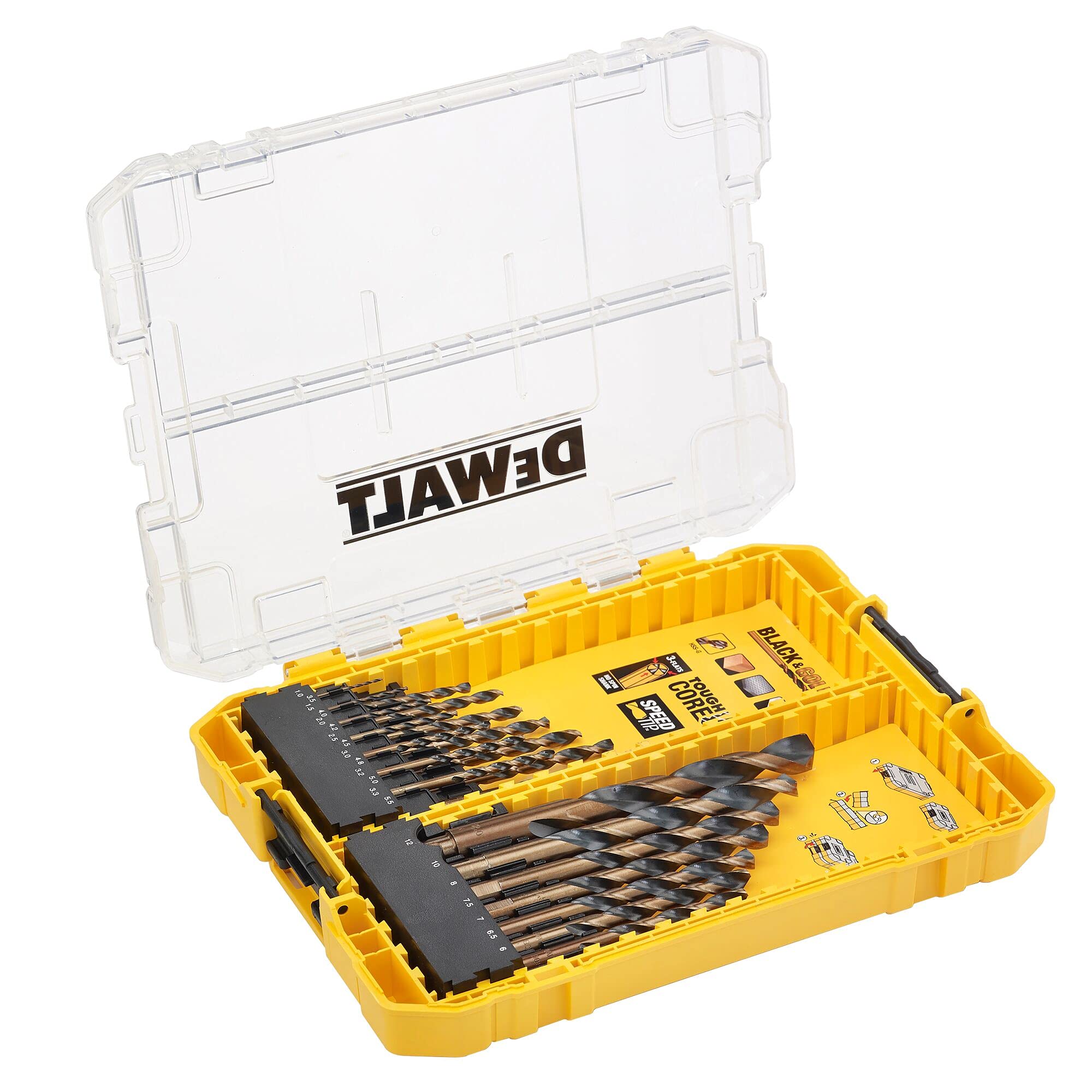 DEWALT 21PC Black&Gold Metal Drilling Set