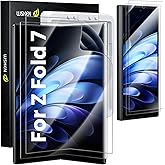 WSKEN for Samsung Galaxy Z Fold 7 Screen Protector - [Auto Align Frame] 2 Pack Inside TPU Film + 2 Pack Front 9H Tempered Glass, Zero Bubbles Easily Install No Creases for Z Fold 7 Accessories