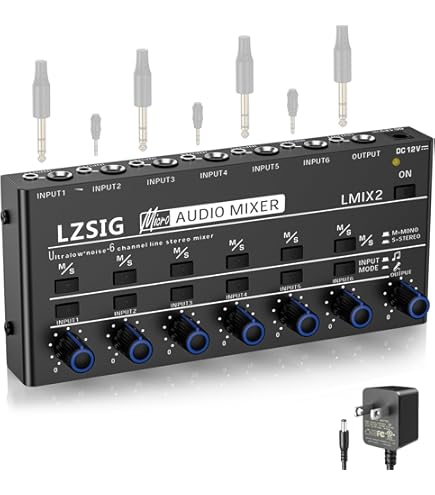 Amazon.com: ART MX225 5-Channel Zone Distribution Mixer