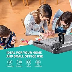 Rotary Paper Cutter, 3-in-1 Paper Trimmer, 12 Inch
