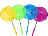 JZK 4 Pack Kids Long Handle Telescopic Fishing Nets Ponds Rock Pools view 4