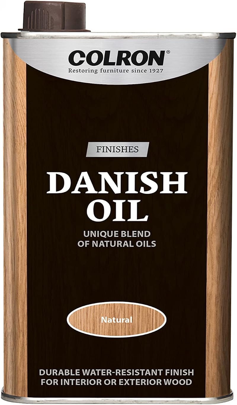 Ronseal Colron Danish Oil 500 ml CRDO Finish for Wood Protection