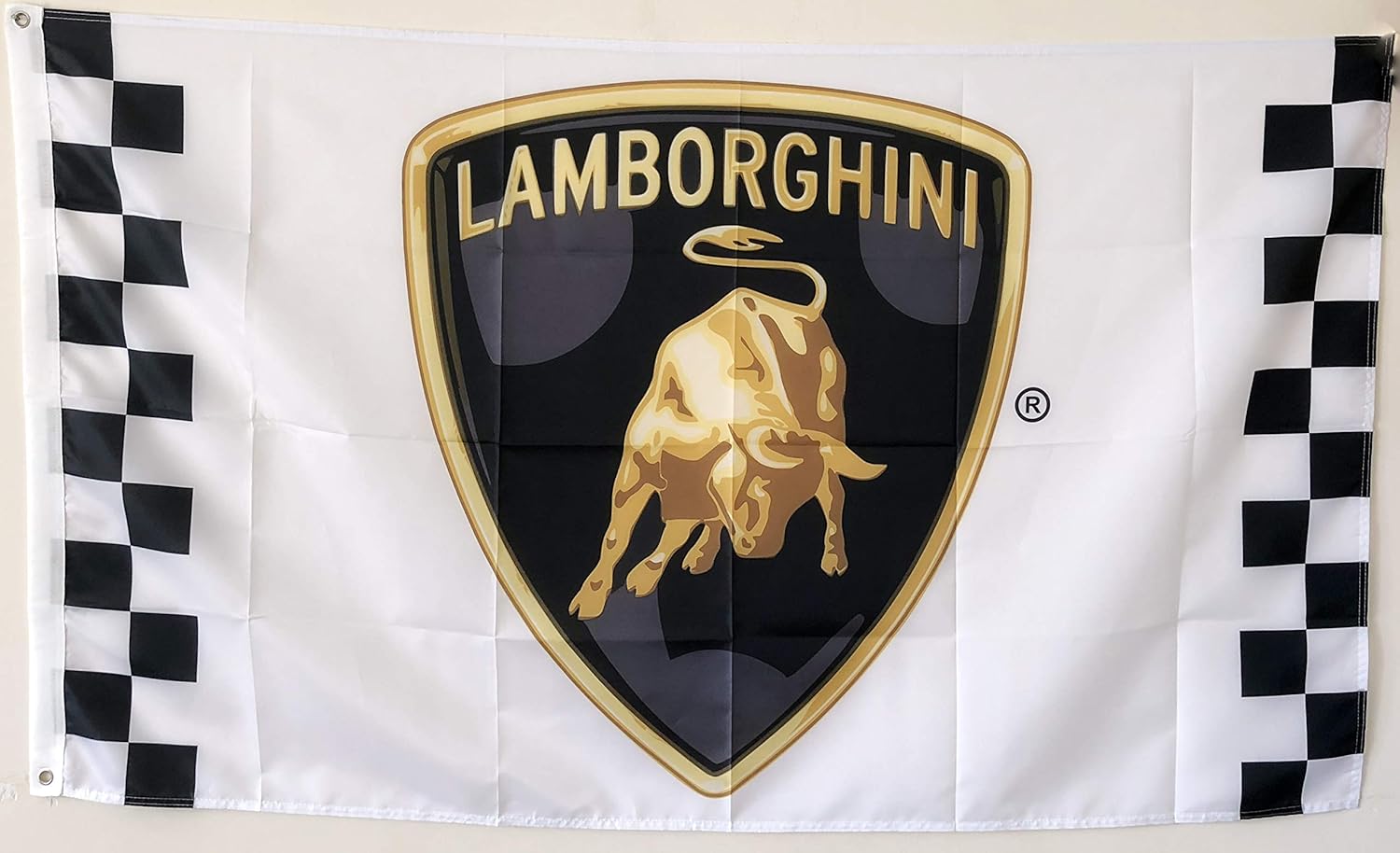 Amazon Com Annfly Lamborghini Car Racing Banner Flags 3ft X 5ft