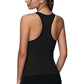 THE GYM PEOPLE Women's Racerback Workout Tank Tops Slim Fit Soft Sleeveless Yoga Shirts