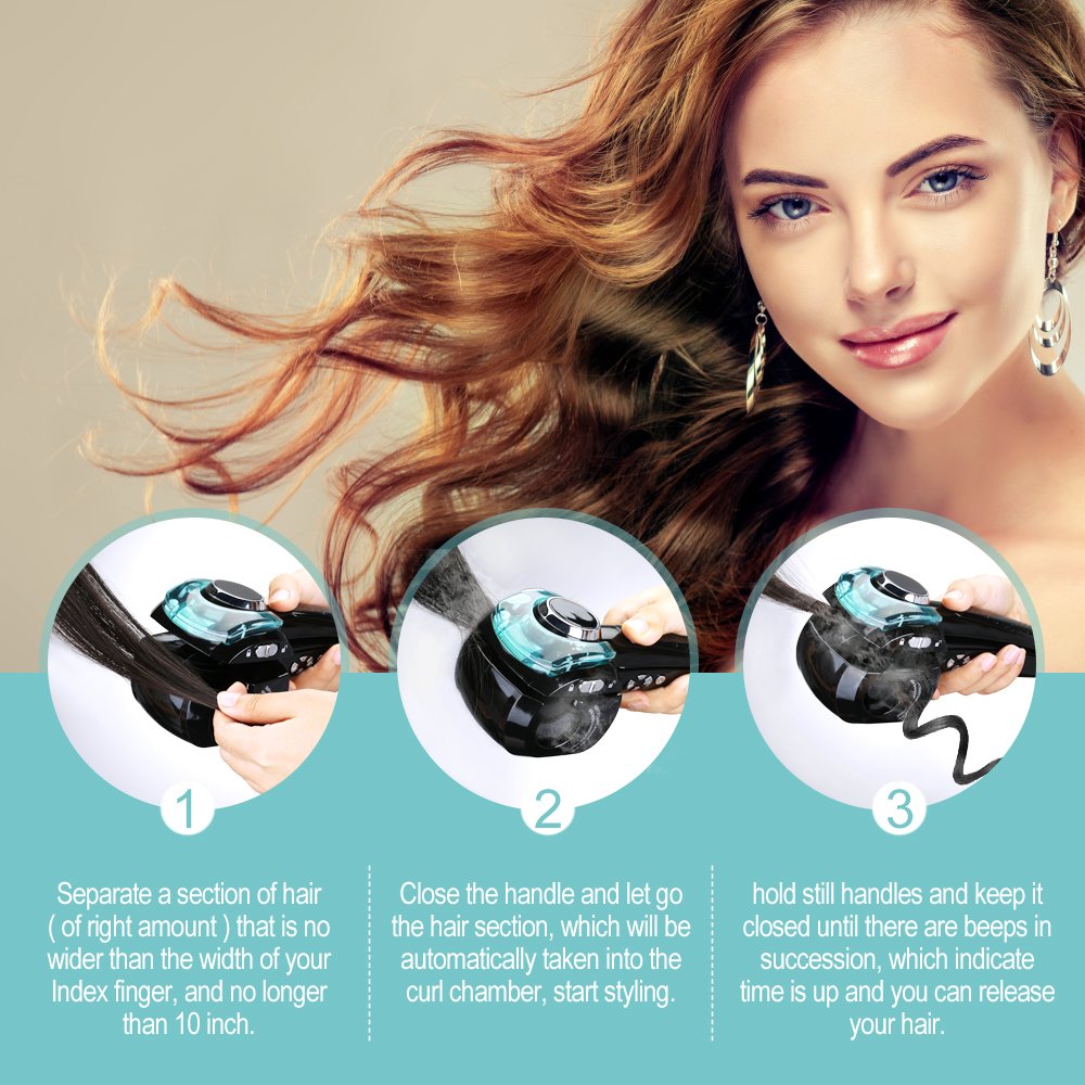 homitt beauty hair curling iron