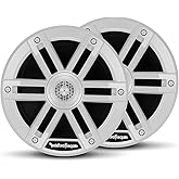 Rockford Fosgate M0-65 Marine Grade 6.5" Coaxial Full Range Speakers - White (Pair)