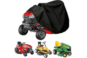 Riding Lawn Mower Cover 420D Compatible with up to 35 inch Decks Cub Cadet,Troy Bilt,Husqvarna,MTD,Craftsman,Windproof Heavy 