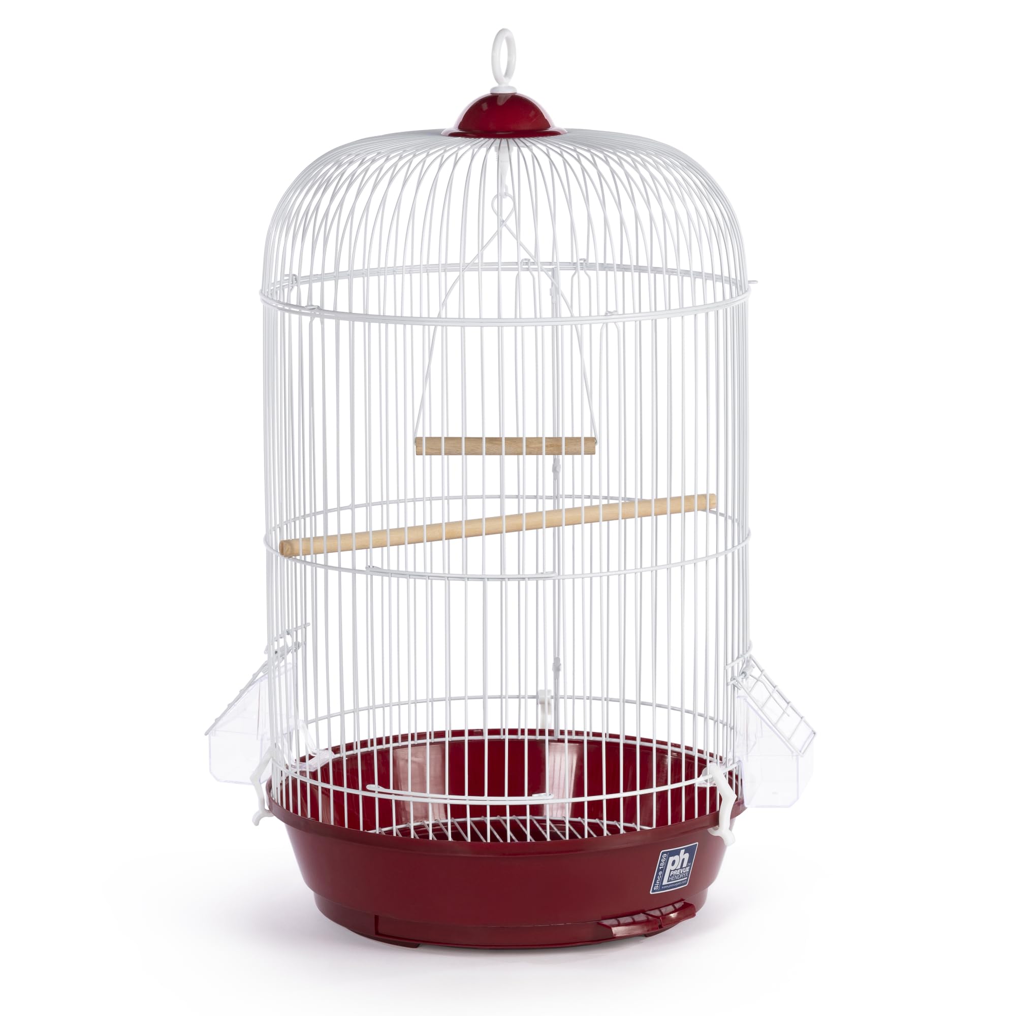 Prevue Hendryx Classic Round Bird Cage, Red, SP31999R,1/2"