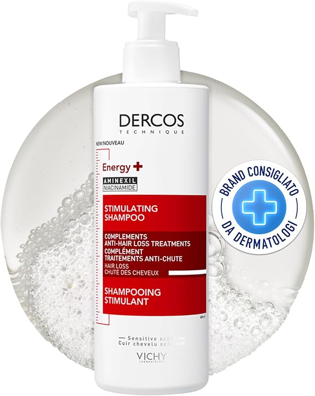 Dercos Shampooing Anti-Chute Energy + Niacinamide AHA Vitamine E 400ml