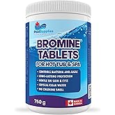 Bromine Tablets Hot Tub and Spa - 750g Brominating Tablets - Long-Lasting Water Sanitizer - Controls Bacteria & Algae - Maint