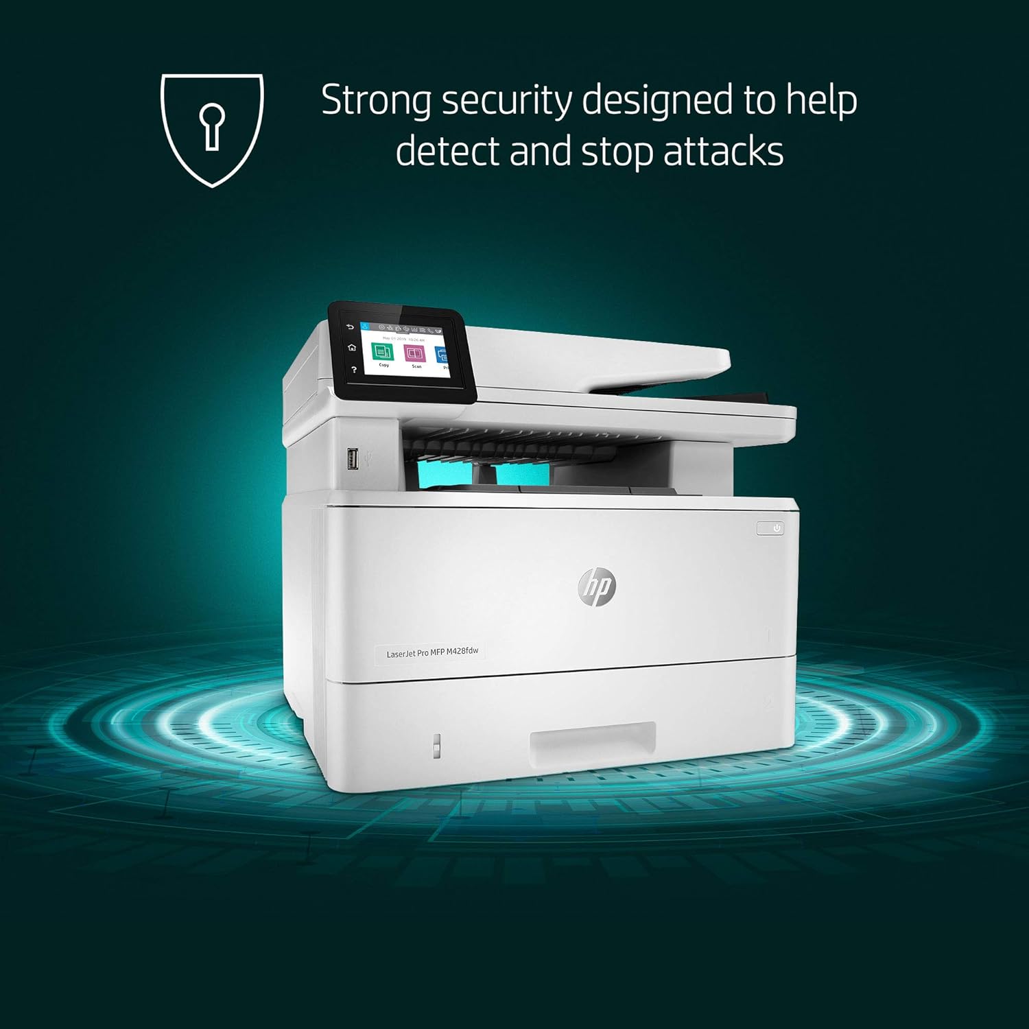 HP LaserJet Pro Multifunction M428fdw Wireless Laser Printer, Works with Alexa (W1A30A): Electronics