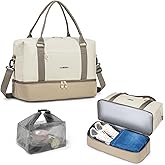 COSCOOA For Spirit Airlines Personal Item Travel Bag 18x14x8 inch Underseat with Wet Pocket & Shoe Compartment & Tsa Approved Toiletry Bag