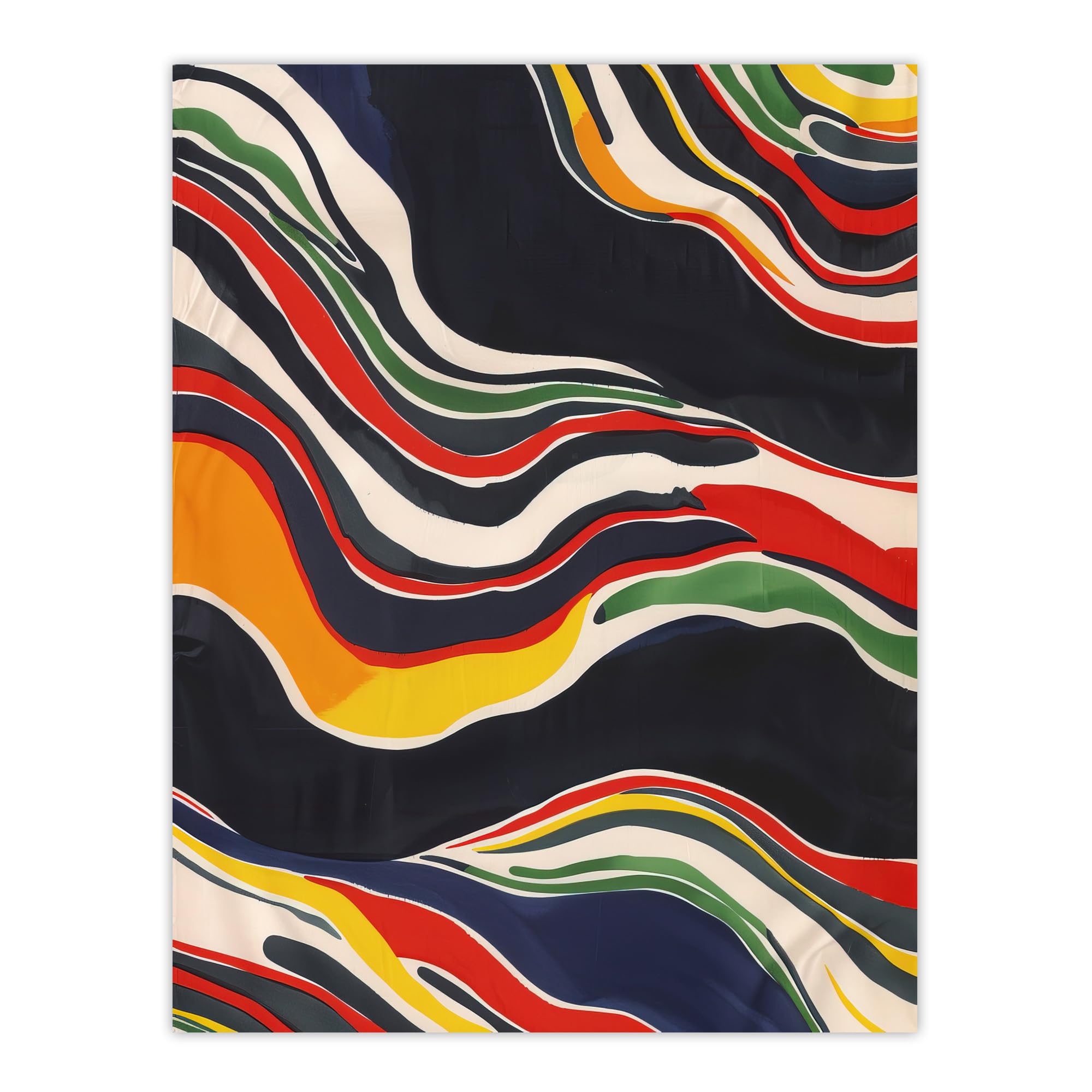 Artery8 Abstract Colourful Geology Painting Modern Living Room Extra Large XL Wall Art Poster Print