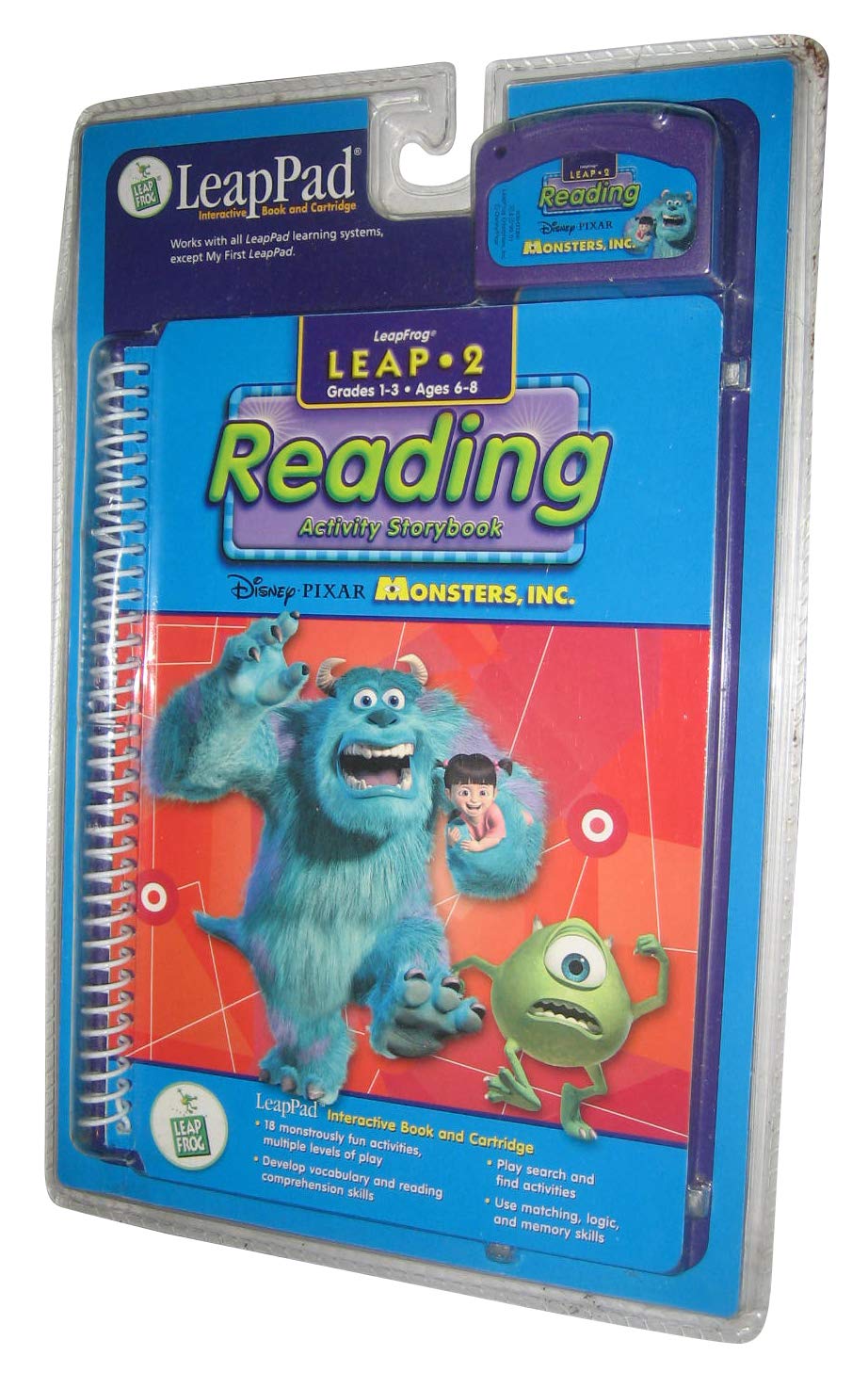 Photo 1 of LeapPad: Leap 2 Reading - "Disney / Pixar Monsters Inc." Interactive Book and Cartridge