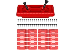 NyVoozy(20pcs-Red Feet Mounting System,Mounting Feet for Milwaukee Packout, Mounting Feet for Milwaukee Packout System