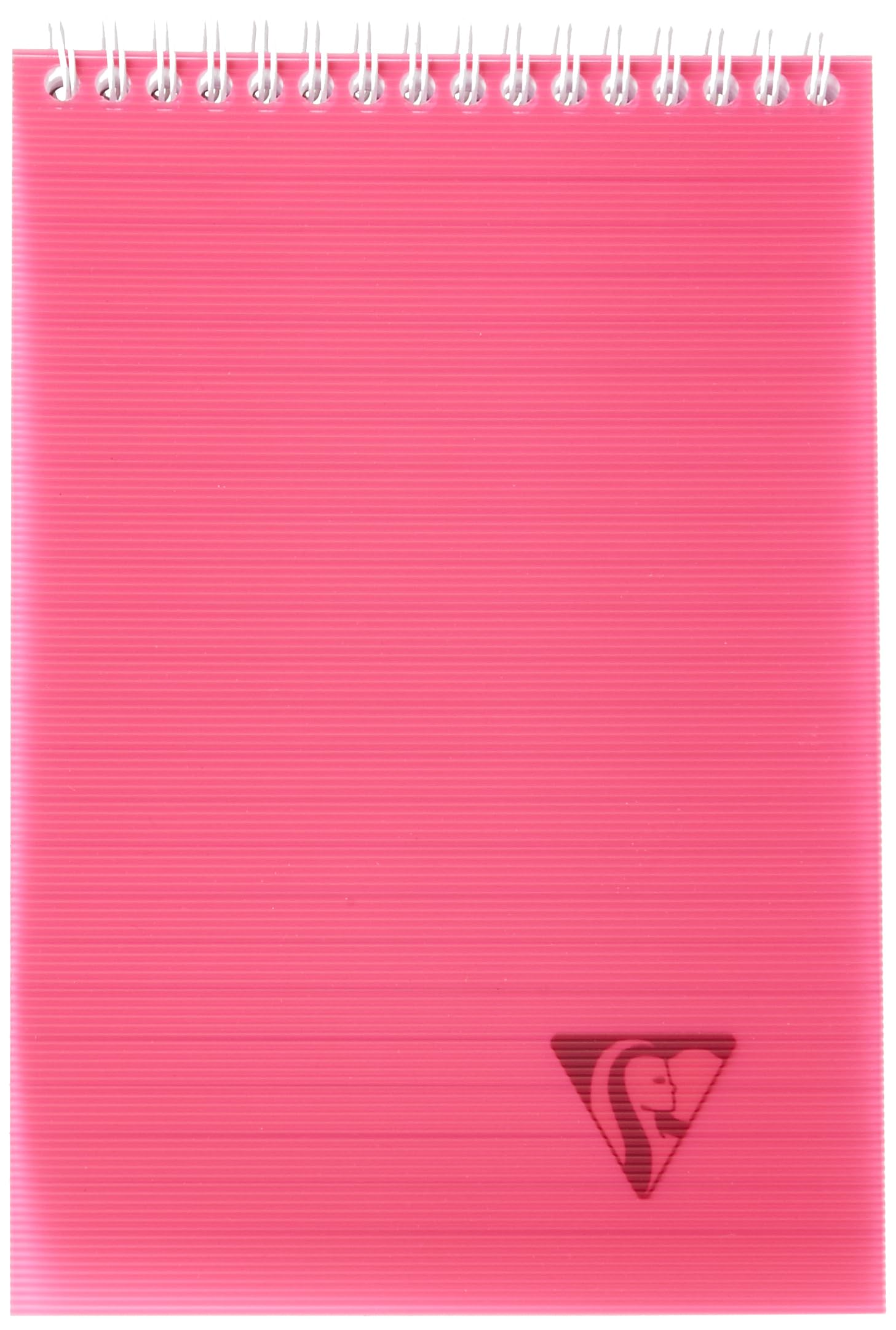 Clairefontaine 328646C Collection LiniColour Fresh Spiral Pad A5 14,8x21 - 160 Lined Pages - 90 g White Paper - Transparent Polypro Cover - Random Colour