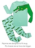 Crocodile Little Boys Long Sleeve Pajamas