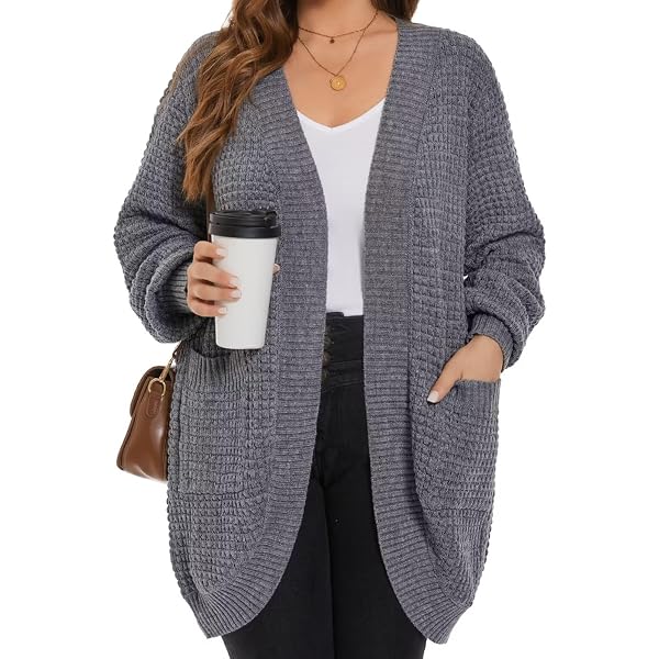 Zenana Melange Button Down Cardigan - Oversized Fit, Soft Knit, Sizes Small To 3X