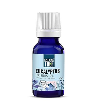 Speaking Tree - Eucalyptus Essential Oil (15ml) - 100% Pure, Natural and Undiluted