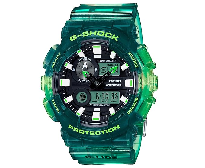 g shock green watch price