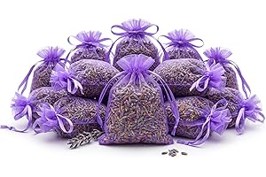 OLILLY - Harvest 2025-12 Sachets of Lavender from French Provence (Violet, 12 Sachets)