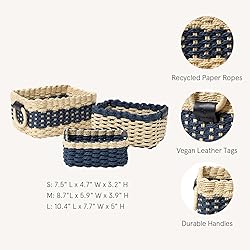 LA JOLIE MUSE Small Wicker Baskets for