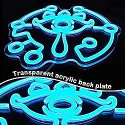 Sheikah Eye Neon Sign from LOZ Dimmable LoZ Neon
