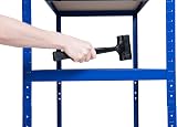 The Workplace Depot Garage Storage Shelving 1800x1200x600mm 5 Adj MDF Shelves view 6