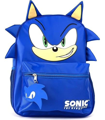 Amazon.com: Sonic The Hedgehog Plush Backpack Stuffed Animal Toy