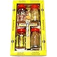 1 X Holy Water / Earth / Incense / Oil & Genuine Olive Wood Cross from the Holy Land 5 in 1 Set