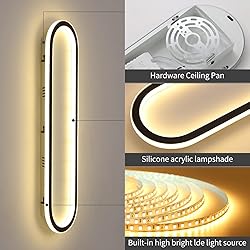 47”Flush Mount CeilingLight, Modern LED Hallway