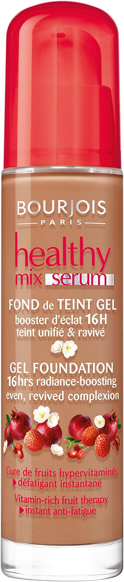 Bourjois Healthy Mix Serum Foundation 58 Dark Tan 30ml Liquid Gel Radiant Finish