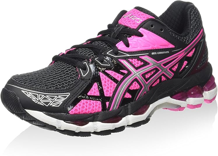 ASICS Damen Gel-Luminus Laufschuhe, schwarz/Silber/rosa, 39 EU: Amazon.de: Schuhe & Handtaschen