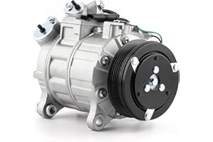 Farrme A/C Compressor Fit for BMW X5 320i 328i 428i 528i 535i 228i 328d 535d 740Ld GT xDrive Gran Coupe L4 2.0L CO 29196C Automotive Replacement AC Compressor with Clutch 64529216466, 64529399059