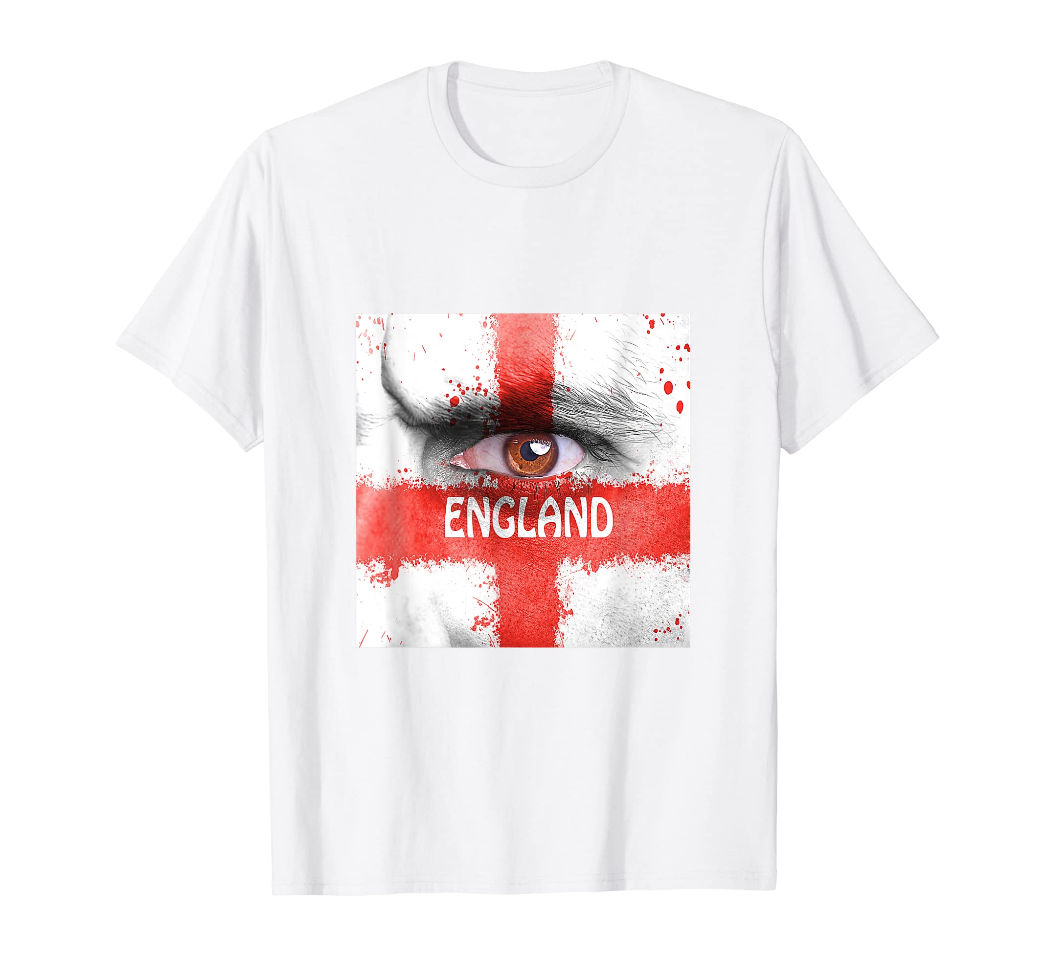 England Flag (Eye) Design T-Shirt