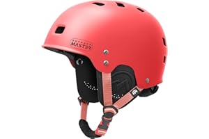 OutdoorMaster Kayak Helmet, Wakeboard Helmet Whitewater Helmet Men Women, Water Helmet with Ear Pads, Surf Helmet 12 Vents Dial Fit Adjustment Longboard Helmet, Perfect for Kayaking, Boating