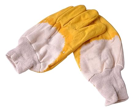 Pindia Rubber Garden Gloves (Multicolour, 1-Pair, Resin)