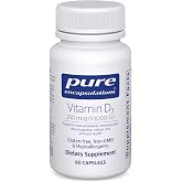 Pure Encapsulations Vitamin D3 250 mcg (10,000 IU), 60 Capsules | Supplement to Support Bone, Joint, Breast, Heart, Colon and Immune Health*, with Premium Vitamin D