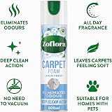 Zoflora Linen Fresh Carpet Freshener & Care Foam 600 ml view 2
