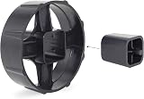 Rapesco 1540 500 Heavy Duty Tape Dispenser with 2 Rolls Black view 6