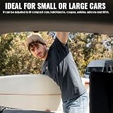 TANNESS Car Boot Seat Organiser with Adjustable Straps Medium Large 90x12x25cm view 9