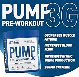 Applied Nutrition Pump 3G Pre Workout ICY Blue Raz 375g 25 Servings view 2