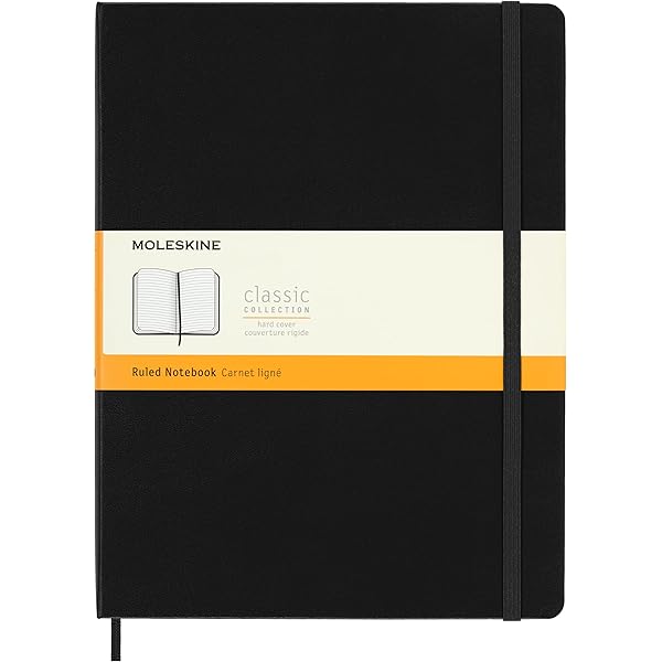 Moleskine Classic Notebook, Extra Large, Squared, Black, Soft