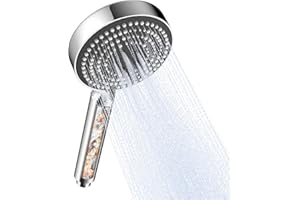 OFFO Handheld Shower Head with Filter,20 Stage Shower Head with Filter for Hard Water,6 Modes High Pressure Shower Head to Re