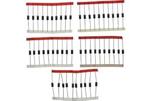 MERICDA 5Values*10PCS=50PCS Schottky Rectifier Diode Assorted Kit Including (SR3100 SR3200 SR5100 SR5200 SR560)