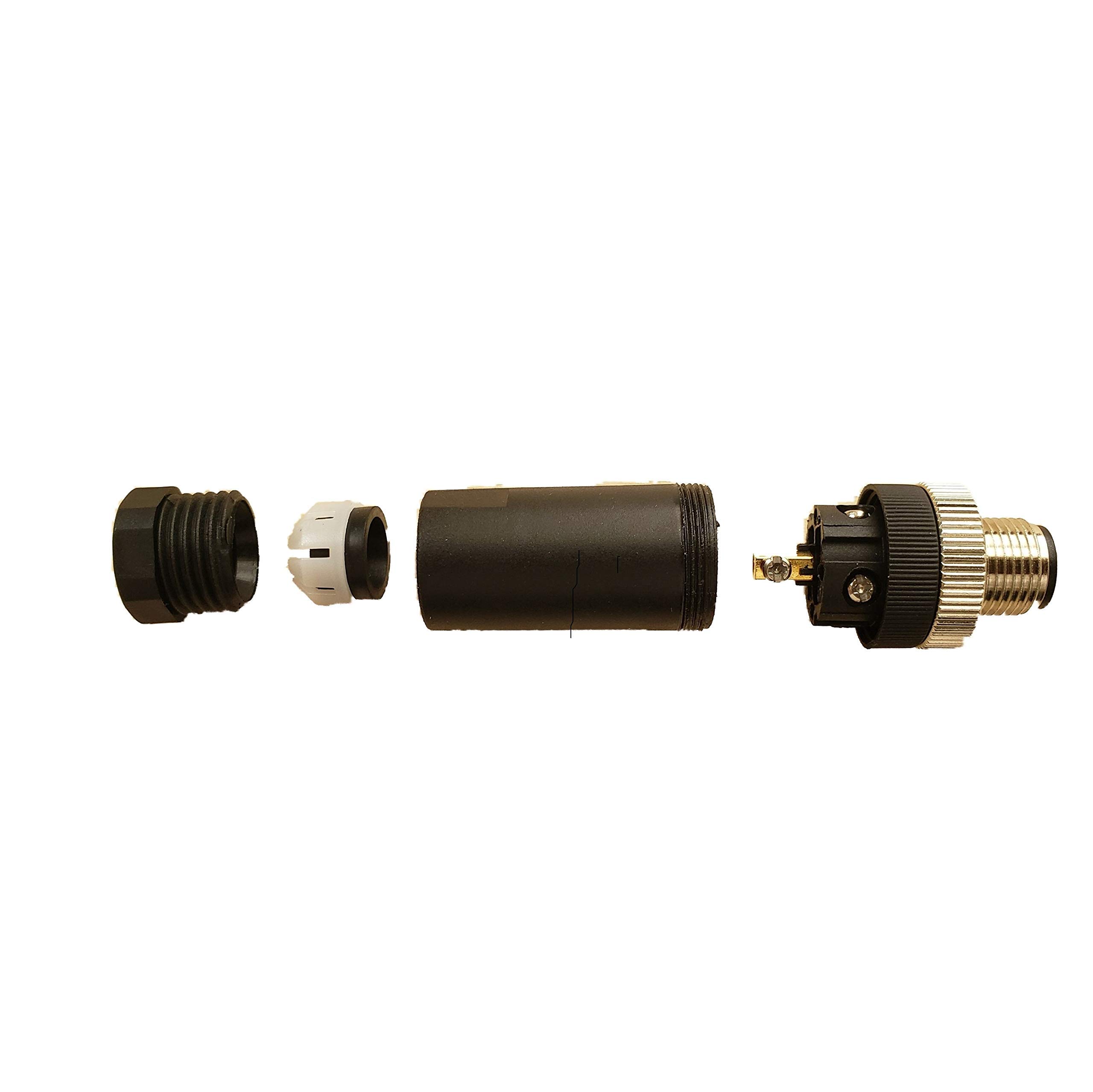 Regatta ProcessingRegatta Processing NMEA 2000 (N2k) Male Field Installable Connector for Garmin Lowrance Simrad B&G & Navico Networks