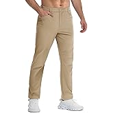 TACVASEN Men's Lightweight Pants Quick Dry Water Resistant Stretchy Work Golf Pants for Casual Outdoor