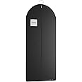 Black Garment Bag for Travel and Storage with Zipper for Suits Tuxedos Dresses and Coats 24 inch x 54 inch